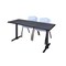 Cain Rectangle Tables > Training Tables > Cain Training Table & Chair Sets, 60 W, 24 L, 29 H, Grey MTRCT6024GY47GY - alternate 1